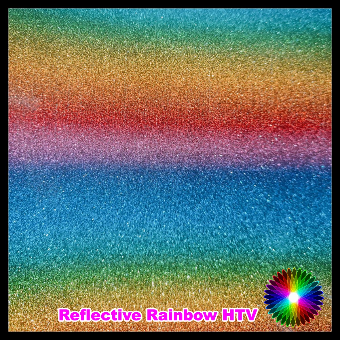 Reflective Rainbow HTV - Knight HTV
