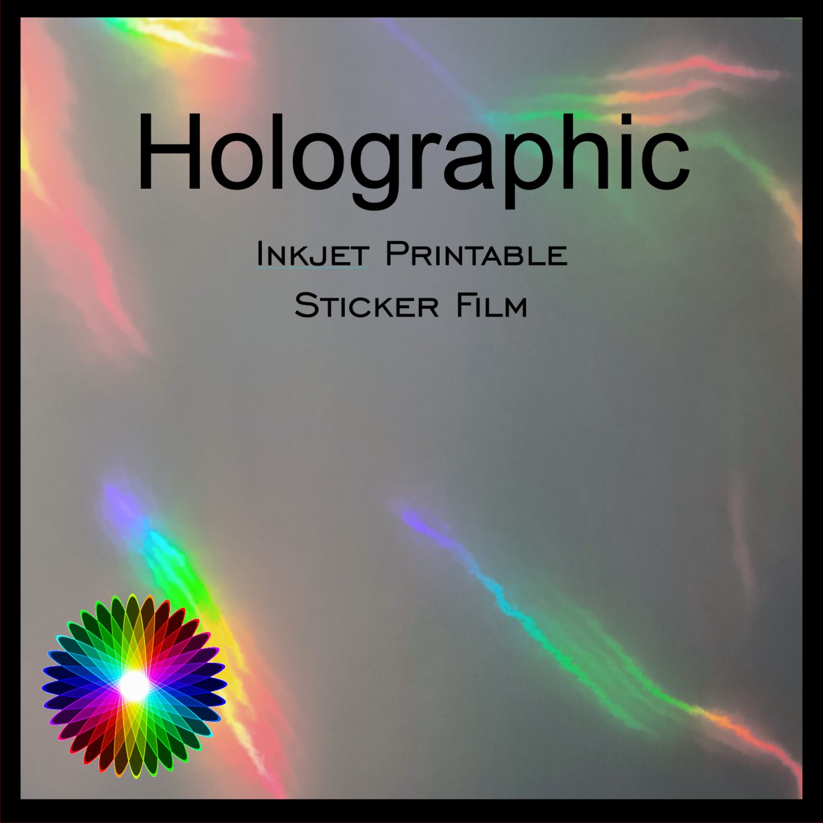 Inkjet Printable Holographic Sticker Paper Knight HTV