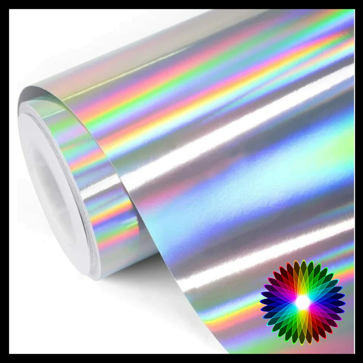 Eco Solvent Printable Vinyl Chrome Metallic Knight HTV