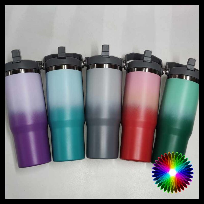 Sublimation 30oz Water Bottles Ombre