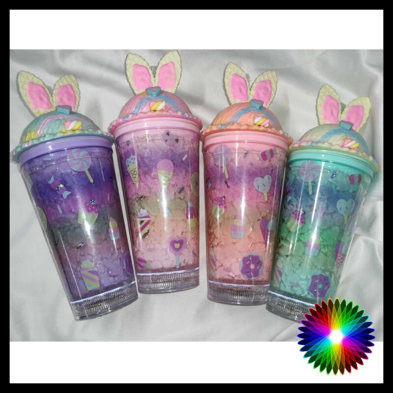 Cute Easter Bunny Candy Cup with Lights