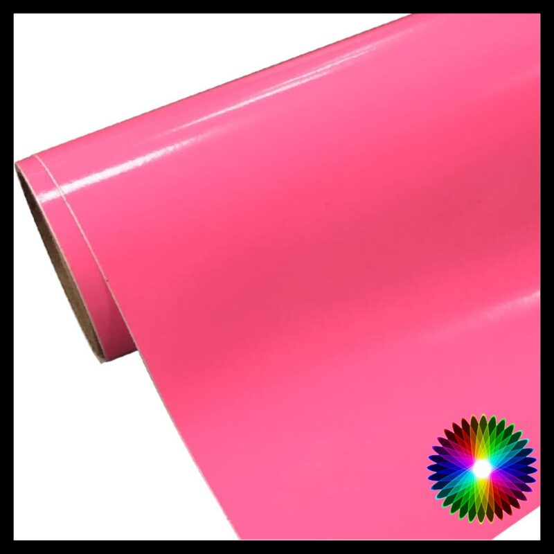 permanent vinyl neon pink fluro