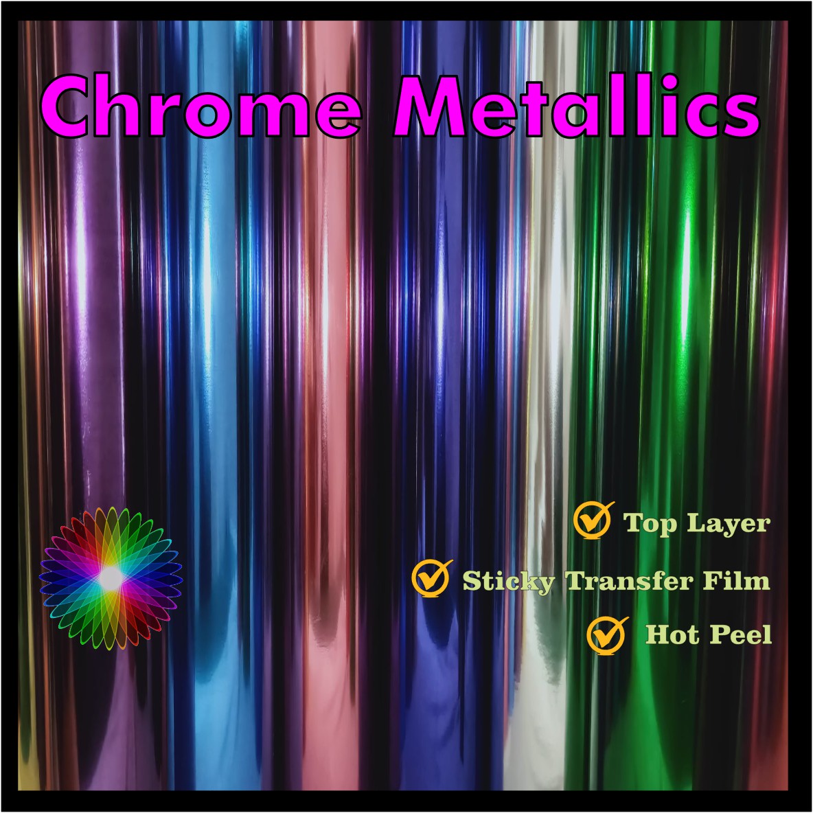 Chrome Metallic Heat Transfers
