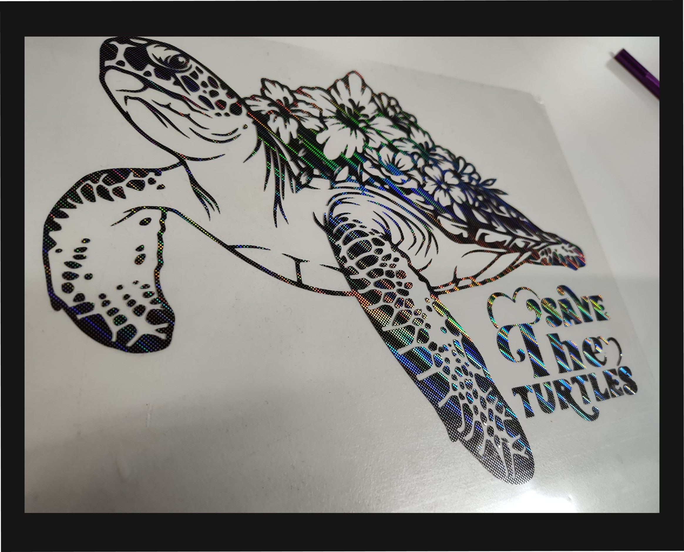 Holographic Iron On Transfers