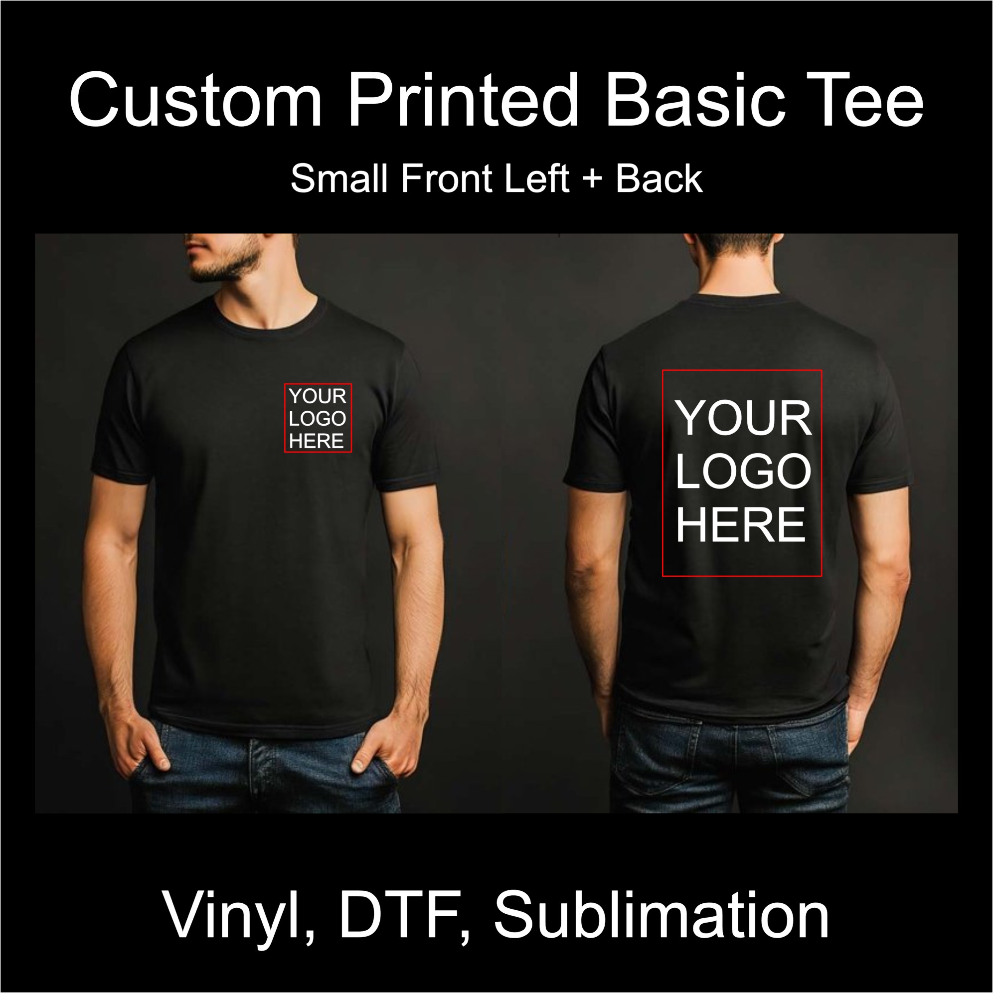 Custom Printed Men's T-Shirt