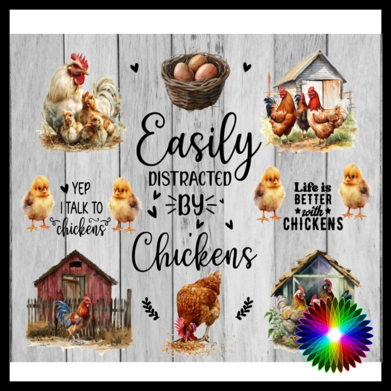 20oz Skinny Sublimation Tumbler Wrap Prints